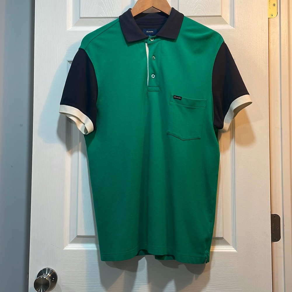 Faconnable Green Polo Shirt